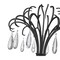 Z-Lite Amara Chandelier, 6-Light, 58.75 In.W x 34 In.H, Matte Black/ 3039-59MB - alternate 8